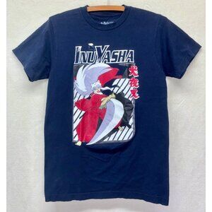 Inuyasha Unisex Graphic Anime T-Shirt 2009 Rumiko Takahashi Blue Anime Sz S #k
